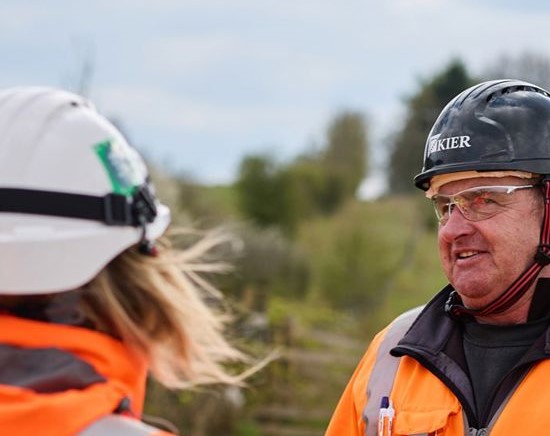 Kier employees on site