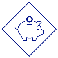 Piggy bank icon